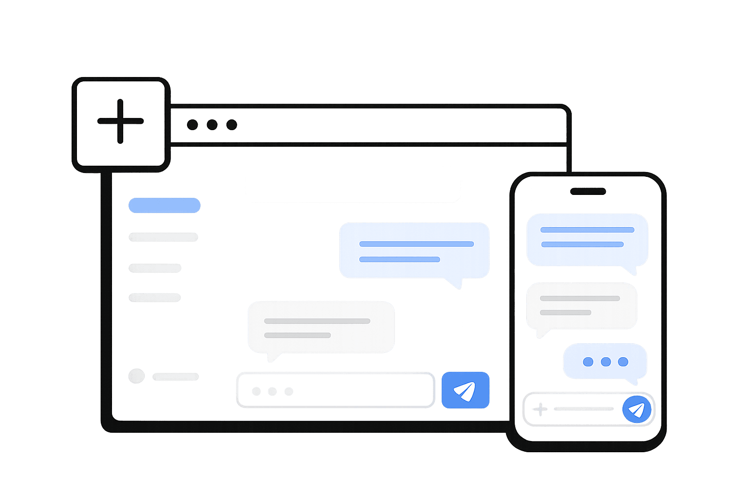 Direct Web and Mobile Chat
